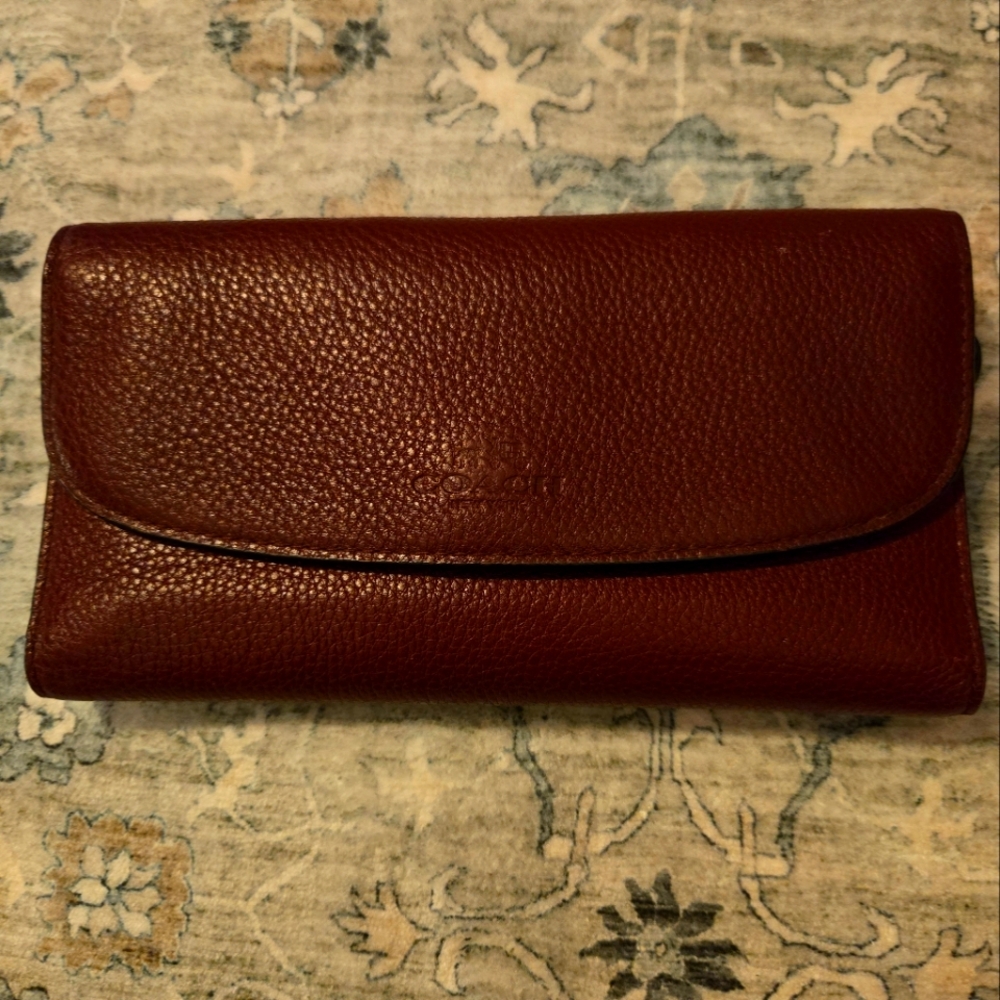 Coach Checkbook Wallet